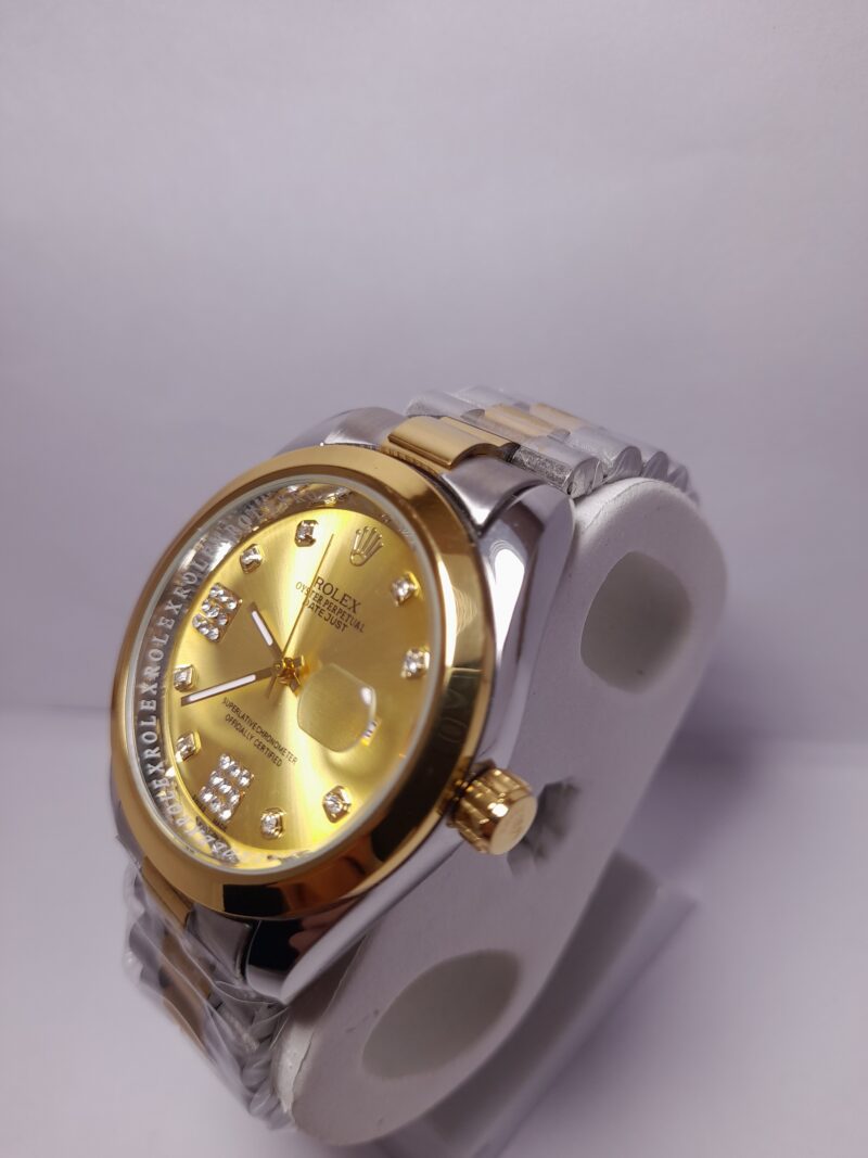 Luxury Two-Tone Branded Date adjust Watch - Image 3