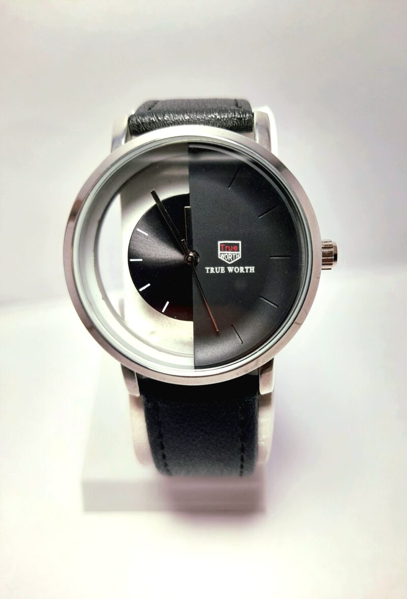 Signature Watch with Semi-Transparent Dial