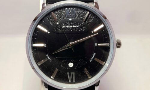 Luxury Watch with Rubber Strap